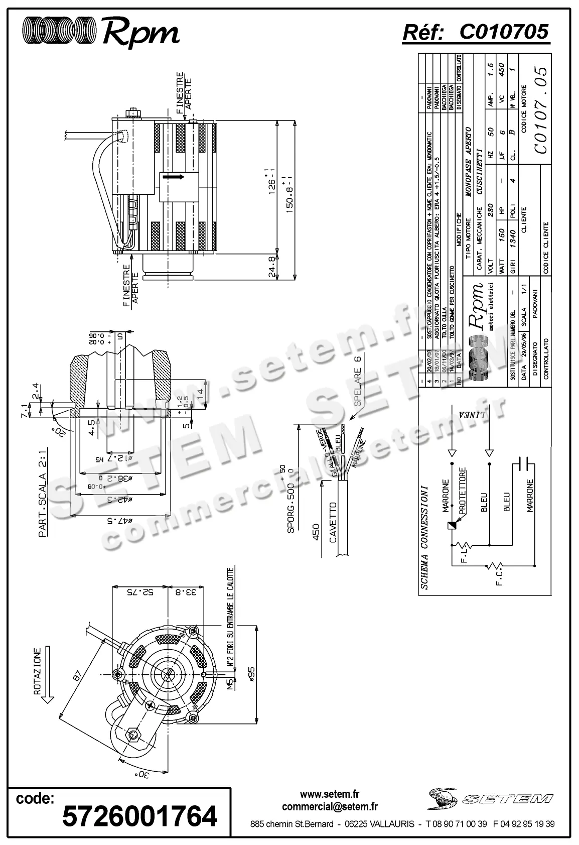 5726001764-MOTEUR RPM C010705