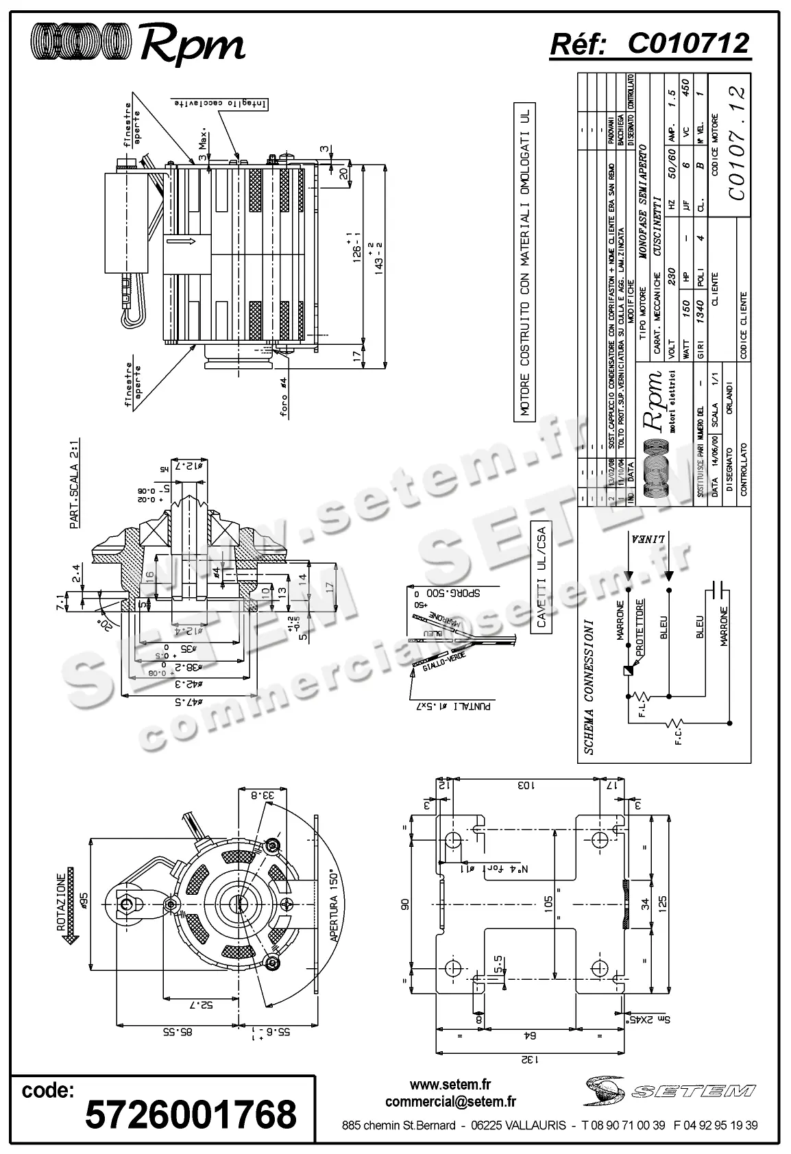 5726001768-MOTEUR RPM C010712
