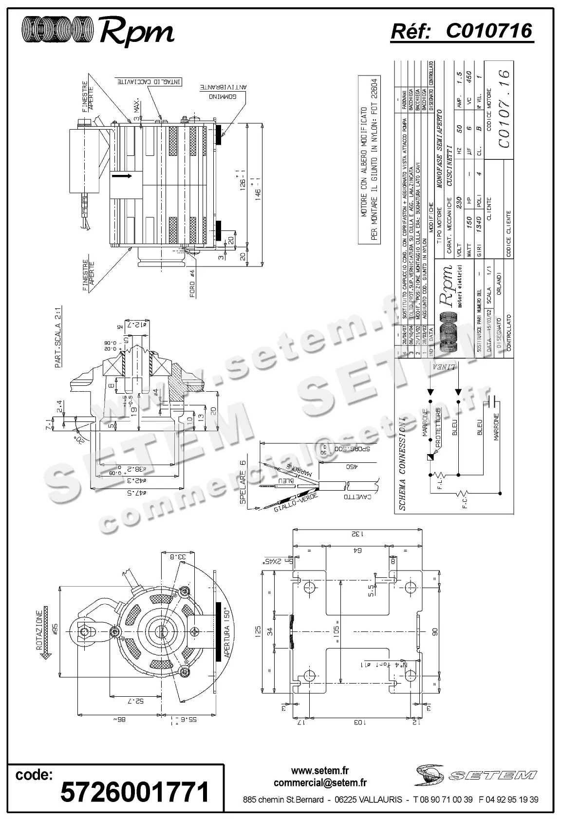 5726001771-MOTEUR RPM C010716