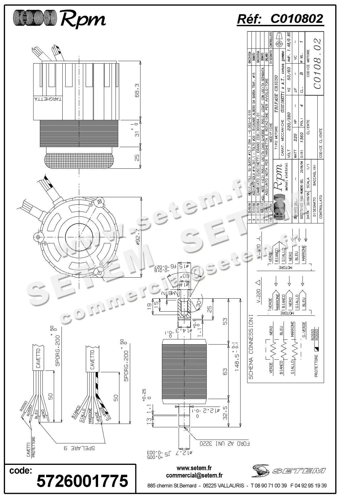 5726001775-MOTEUR RPM C010802