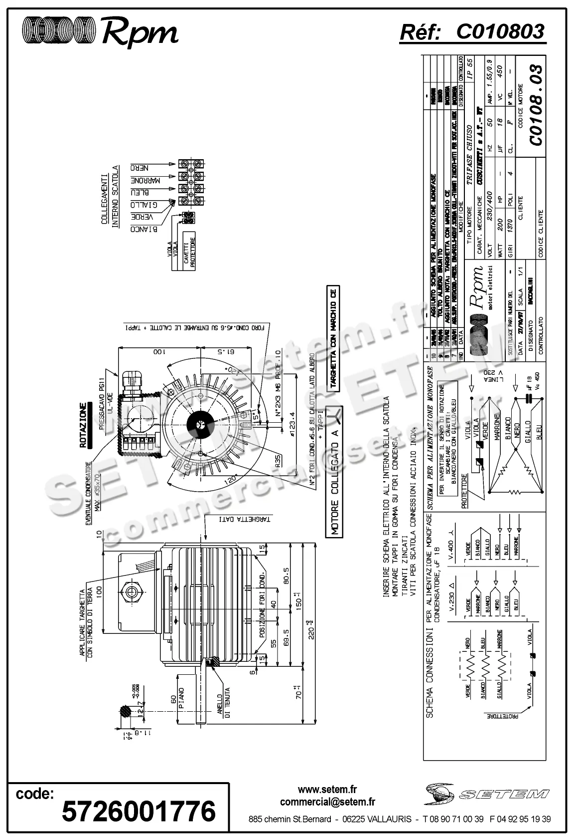 5726001776-MOTEUR RPM C010803