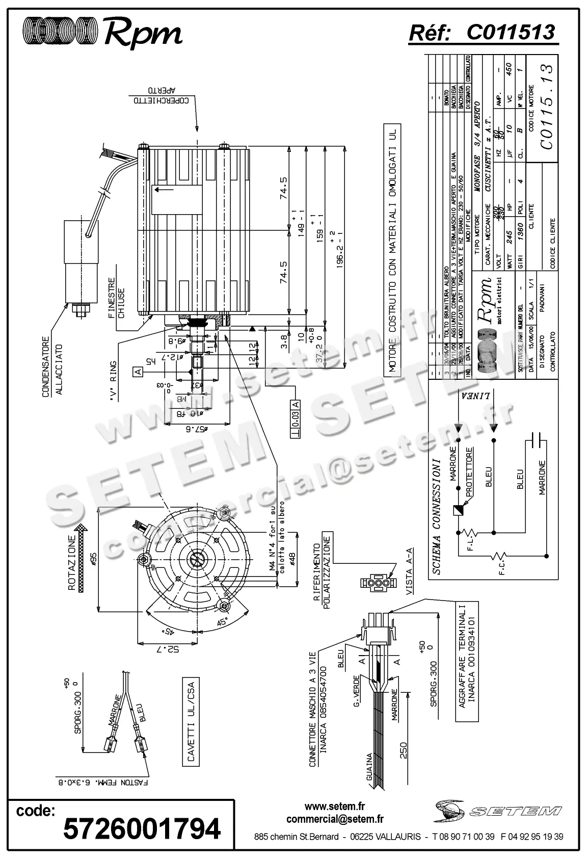 5726001794-MOTEUR RPM C011513