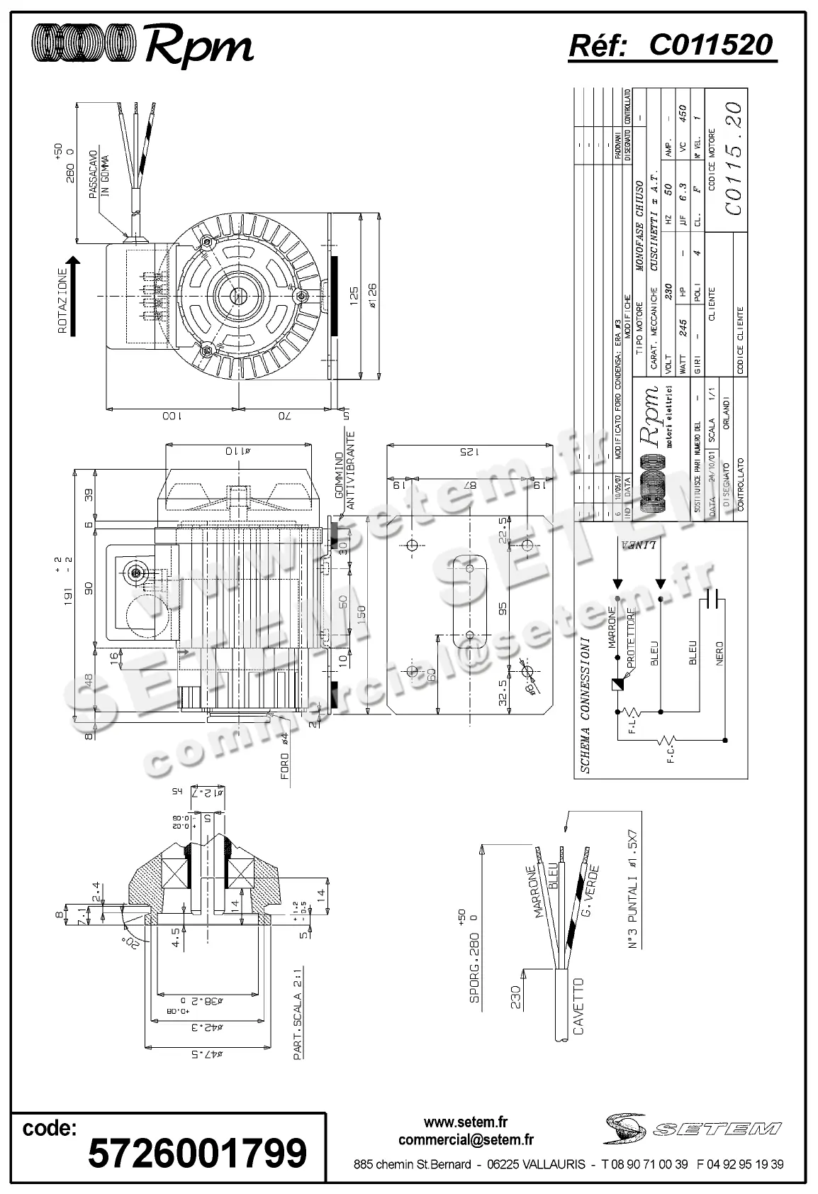 5726001799-MOTEUR RPM C011520