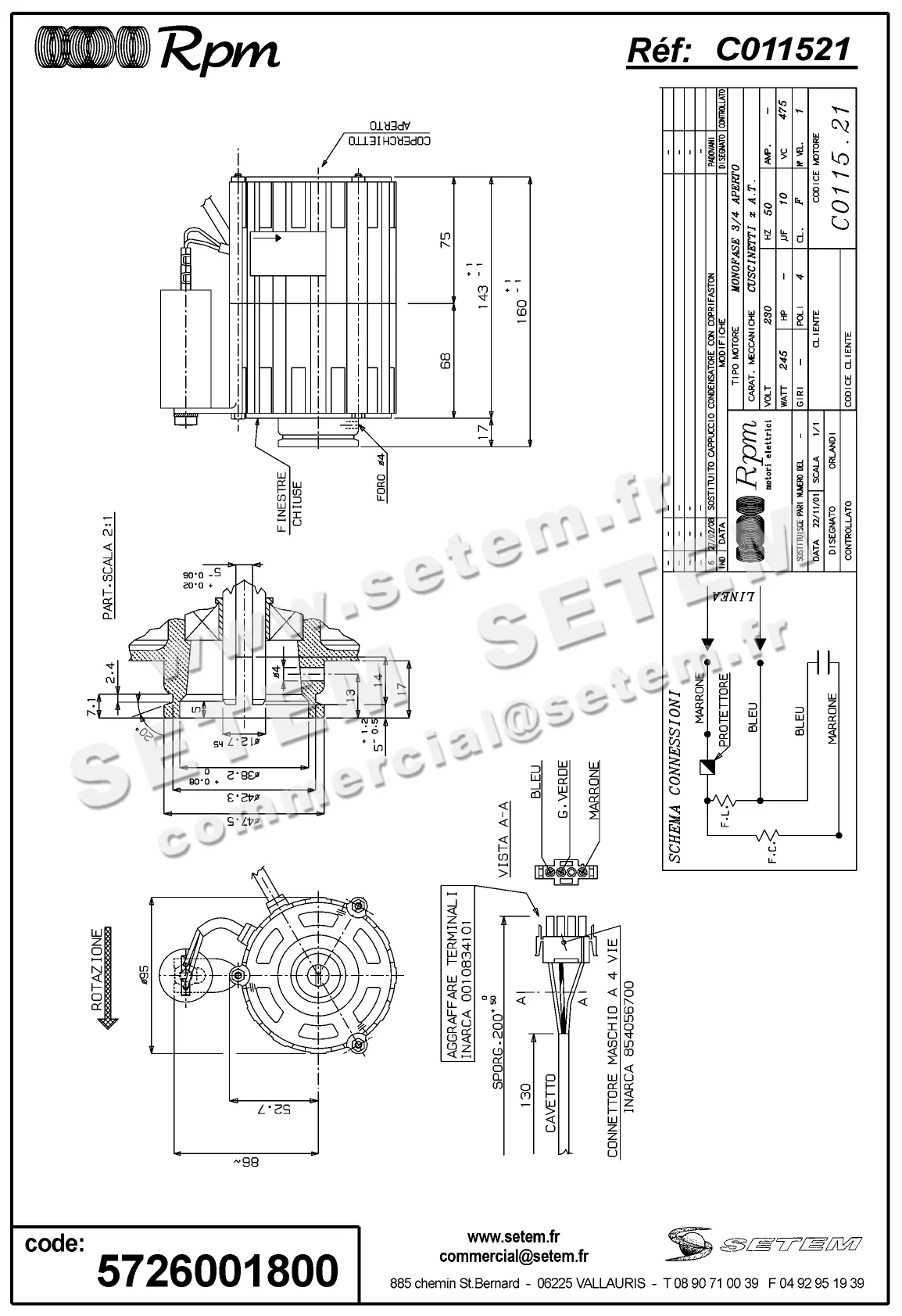 5726001800-MOTEUR RPM C011521