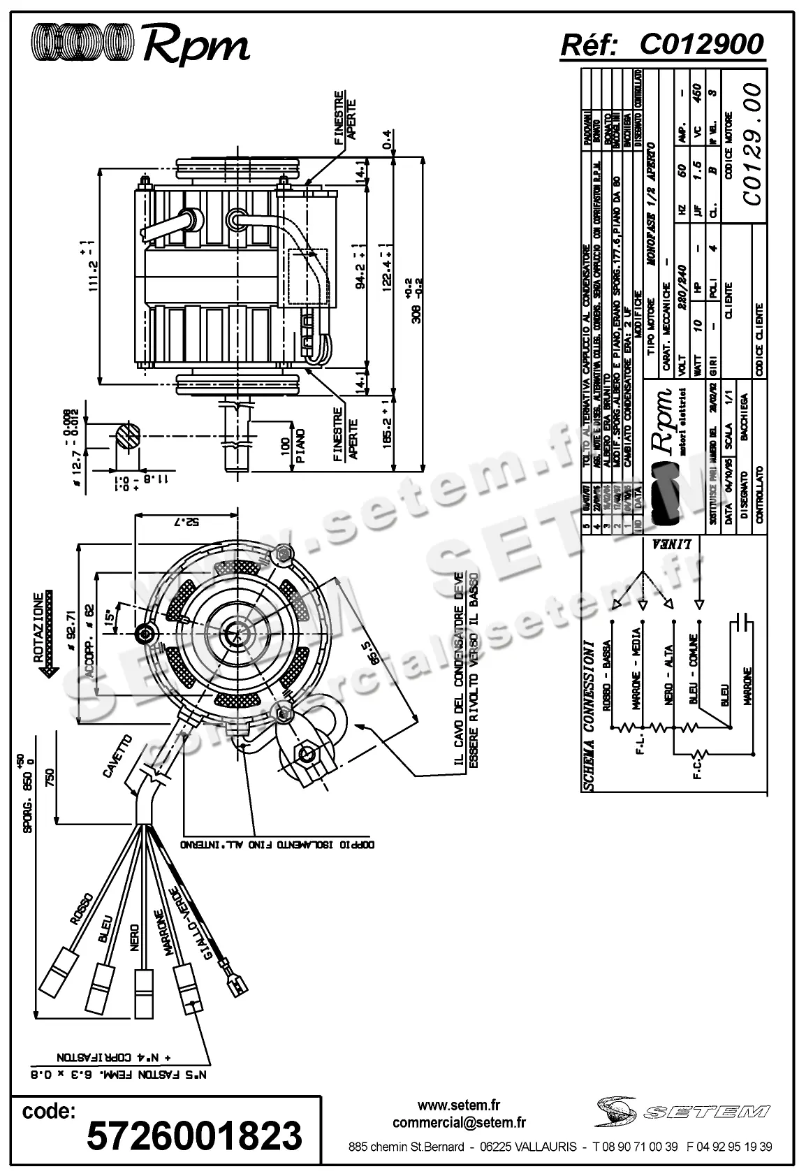 5726001823-MOTEUR RPM C012900
