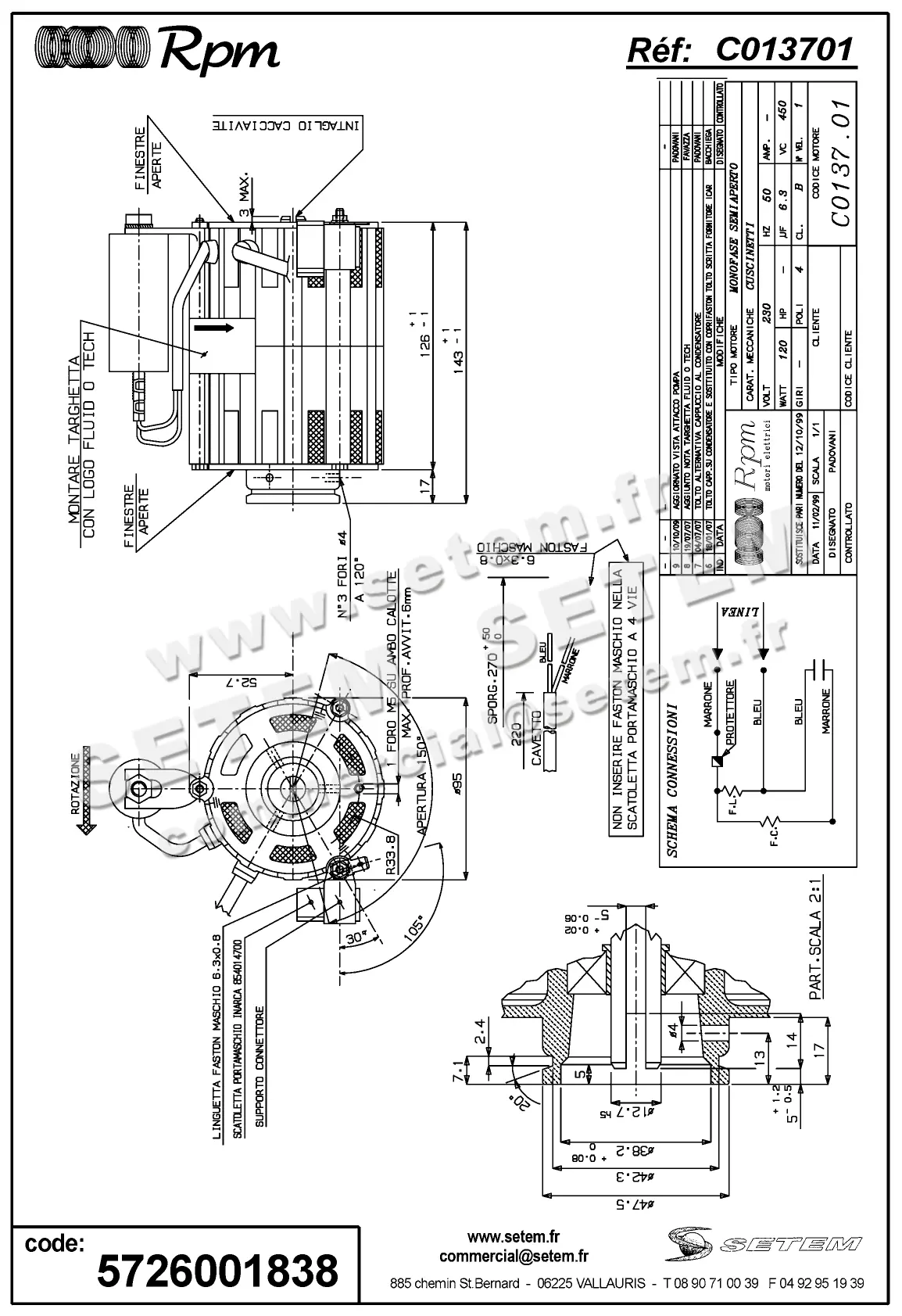 5726001838-MOTEUR RPM C013701