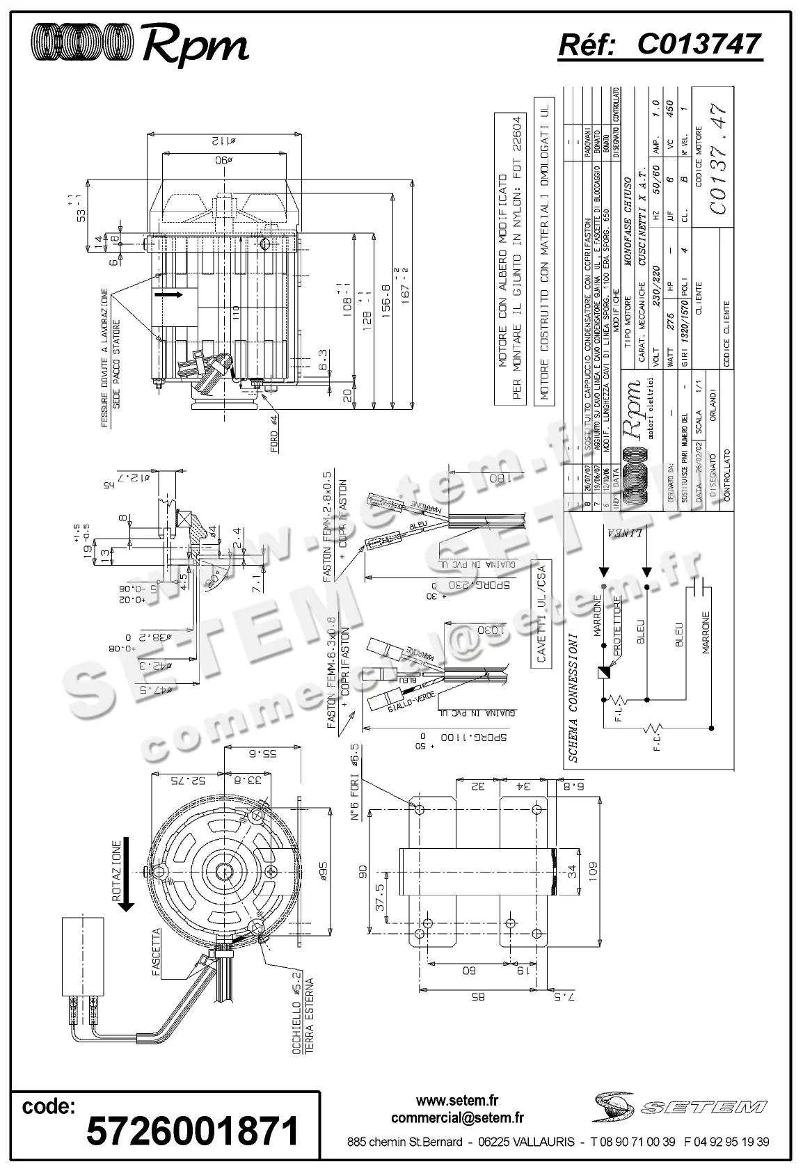 5726001871-MOTEUR RPM C013747