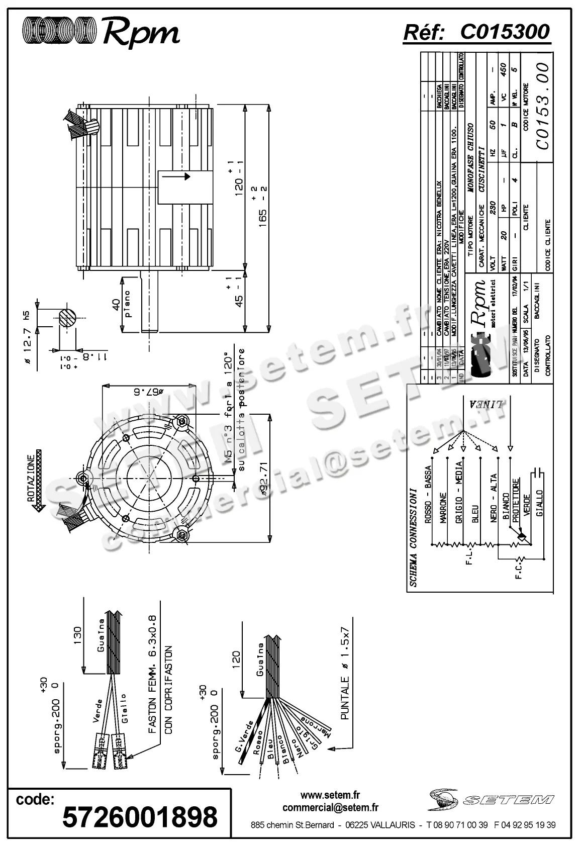 5726001898-MOTEUR RPM C015300