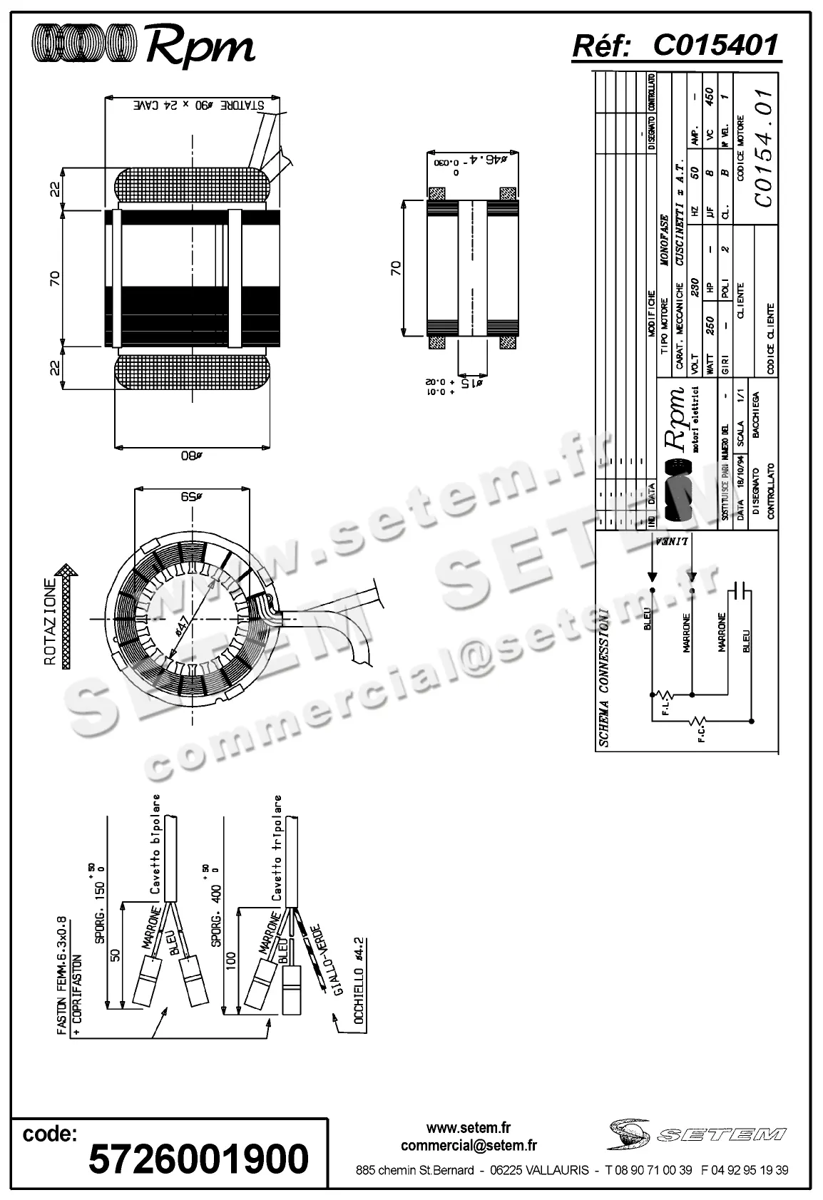 5726001900-MOTEUR RPM C015401