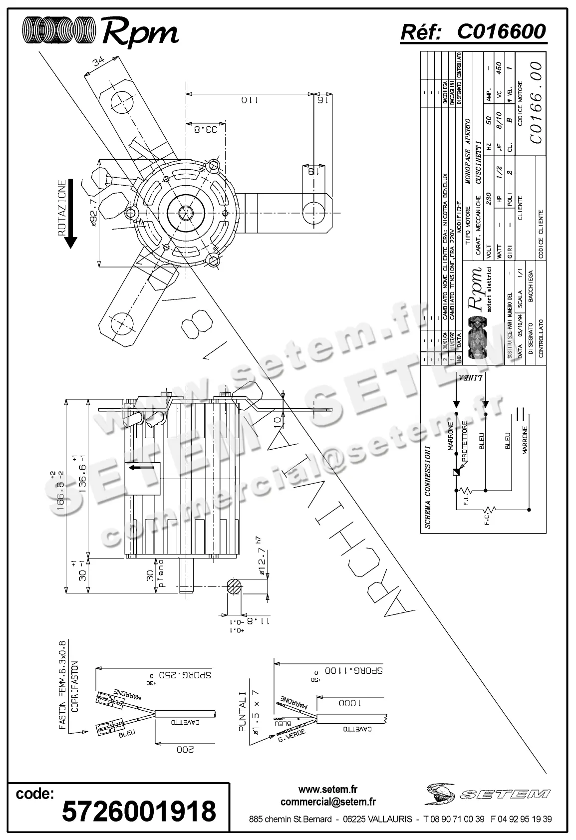 5726001918-MOTEUR RPM C016600
