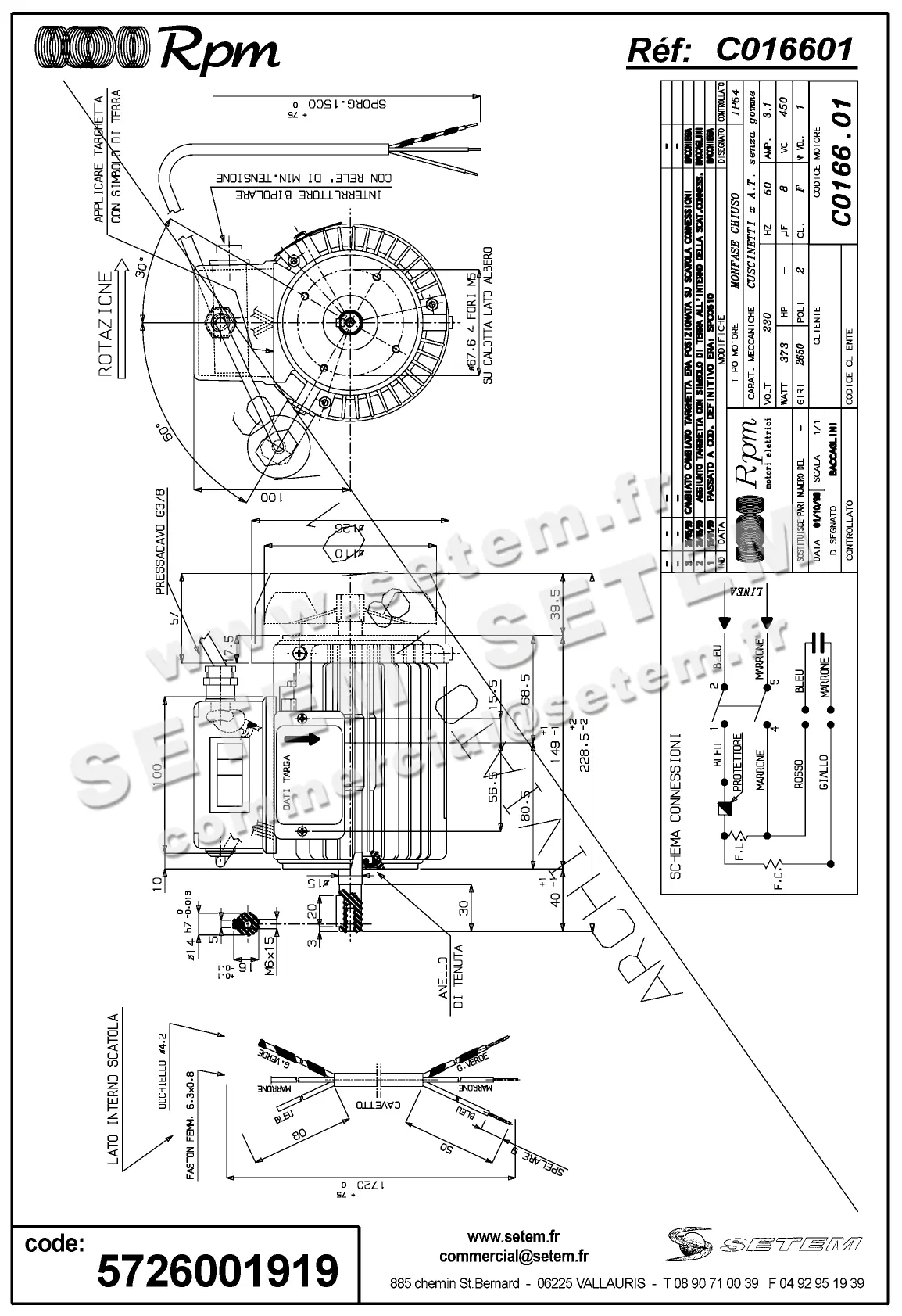 5726001919-MOTEUR RPM C016601