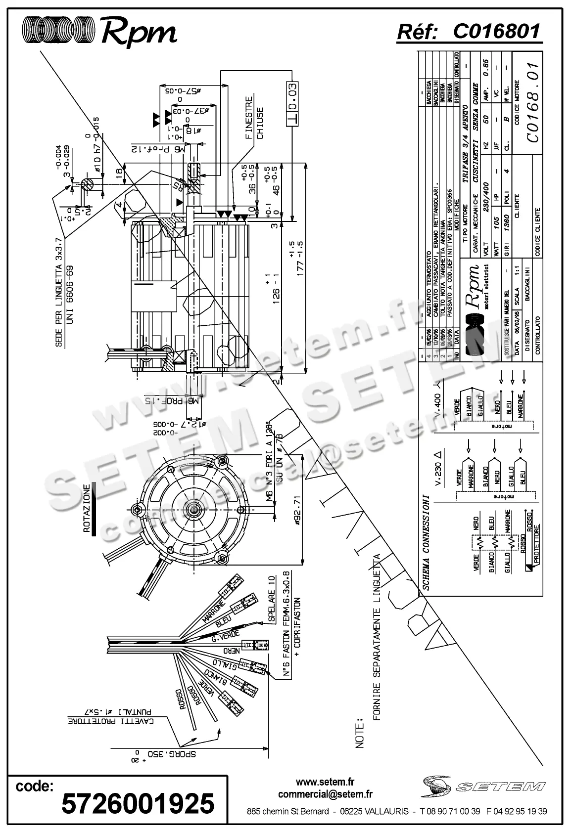 5726001925-MOTEUR RPM C016801