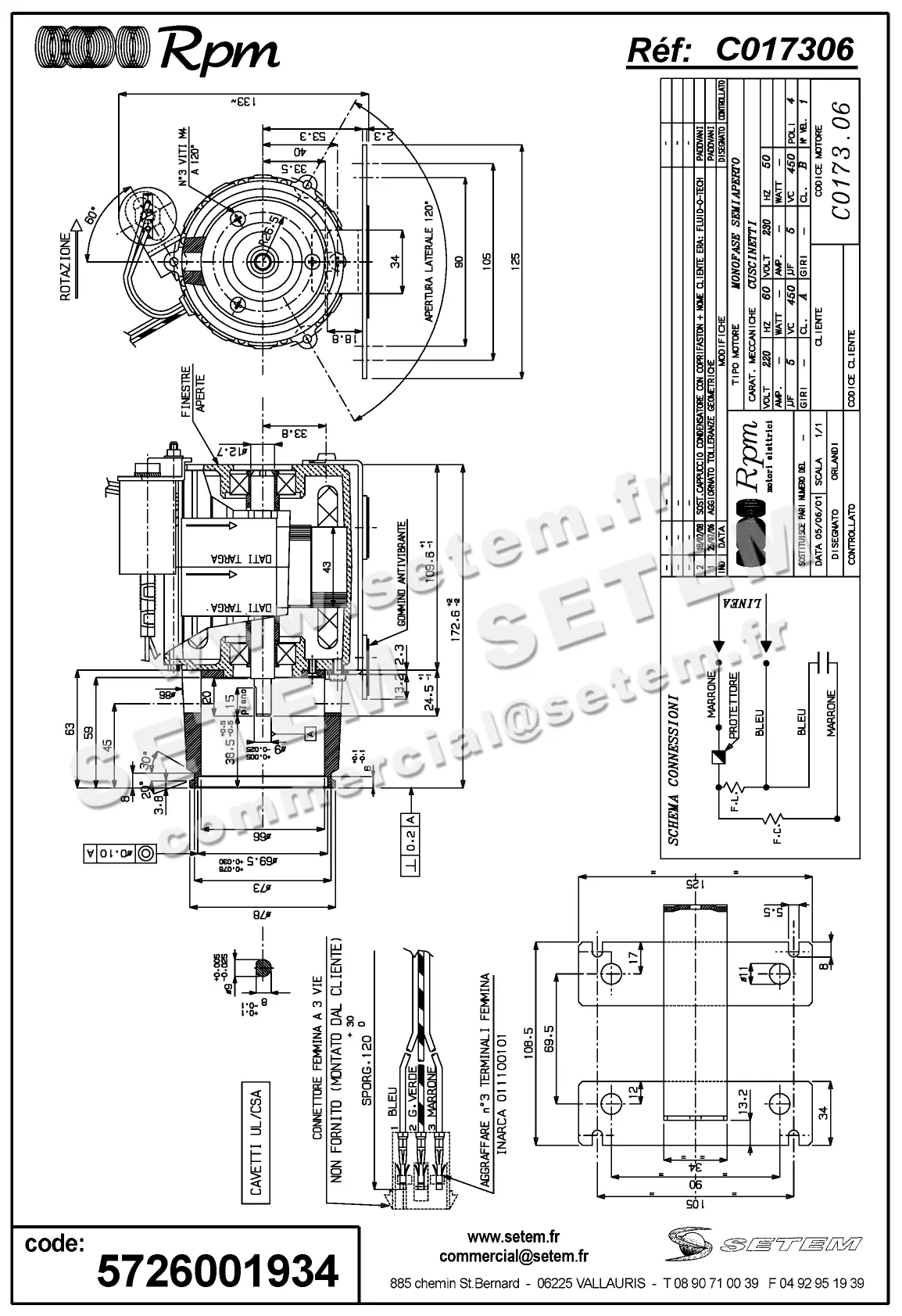 5726001934-MOTEUR RPM C017306