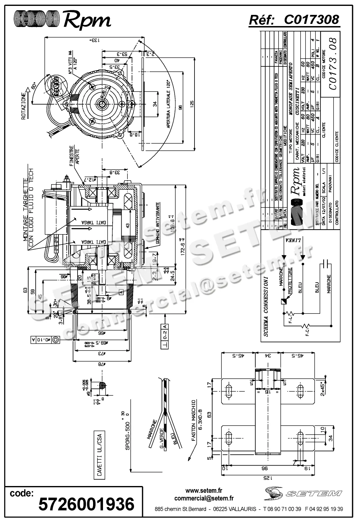 5726001936-MOTEUR RPM C017308