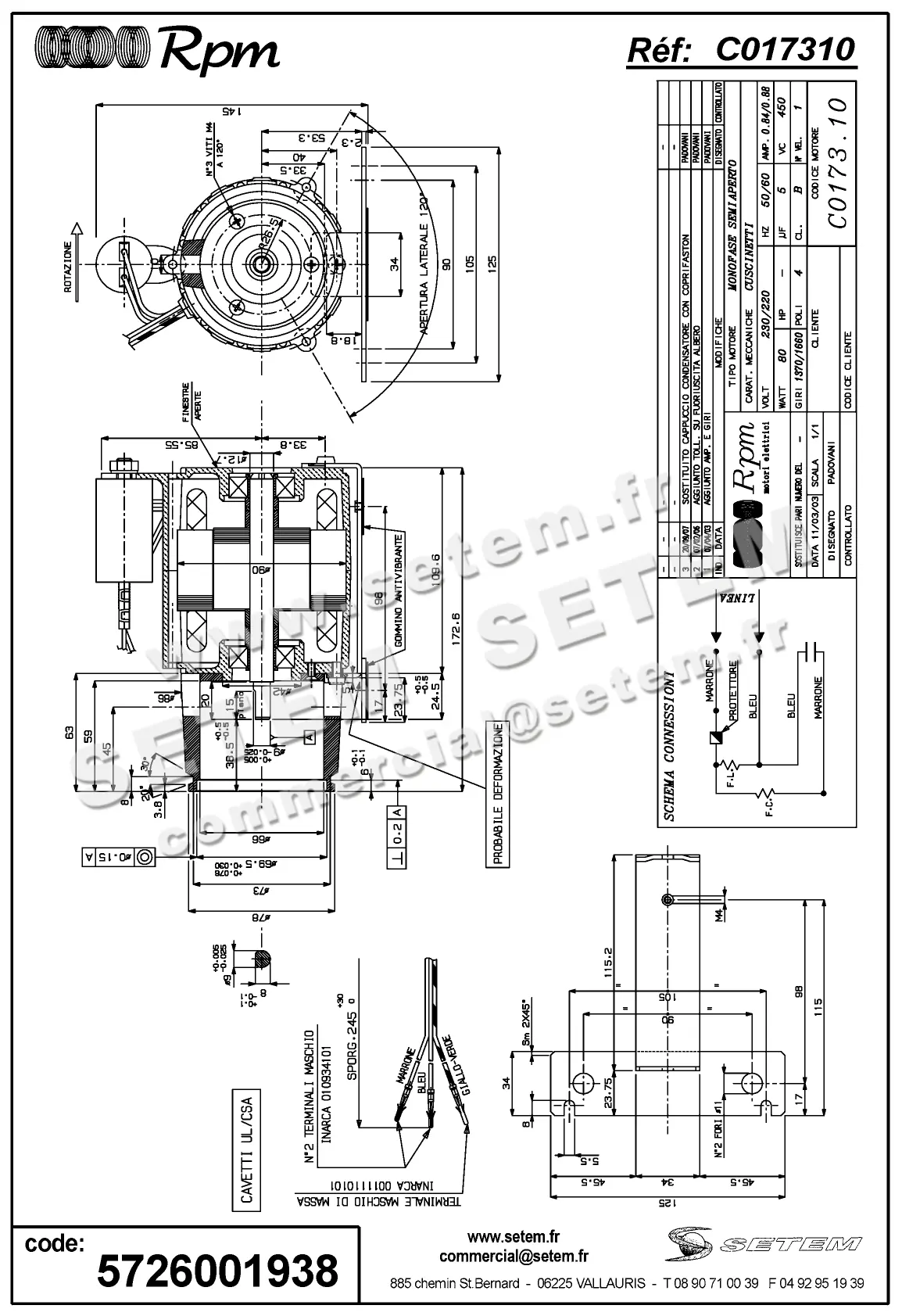 5726001938-MOTEUR RPM C017310