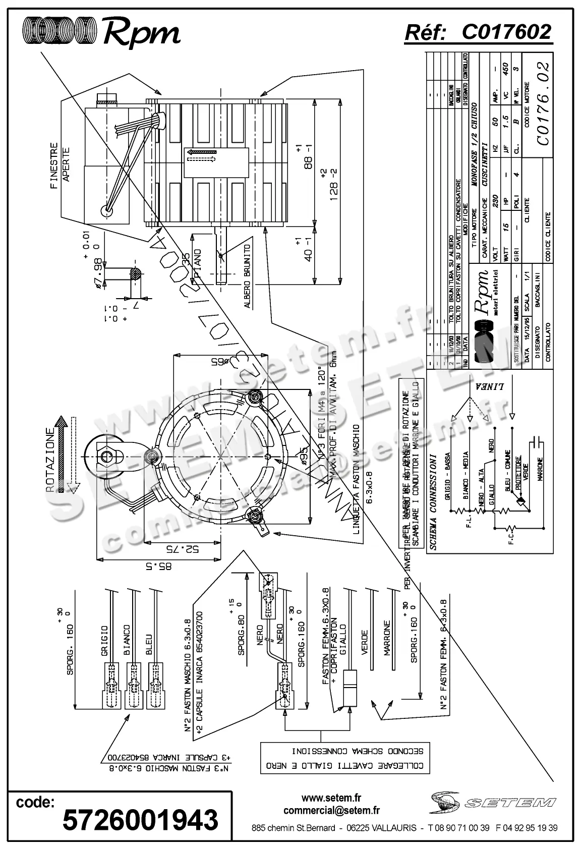 5726001943-MOTEUR RPM C017602