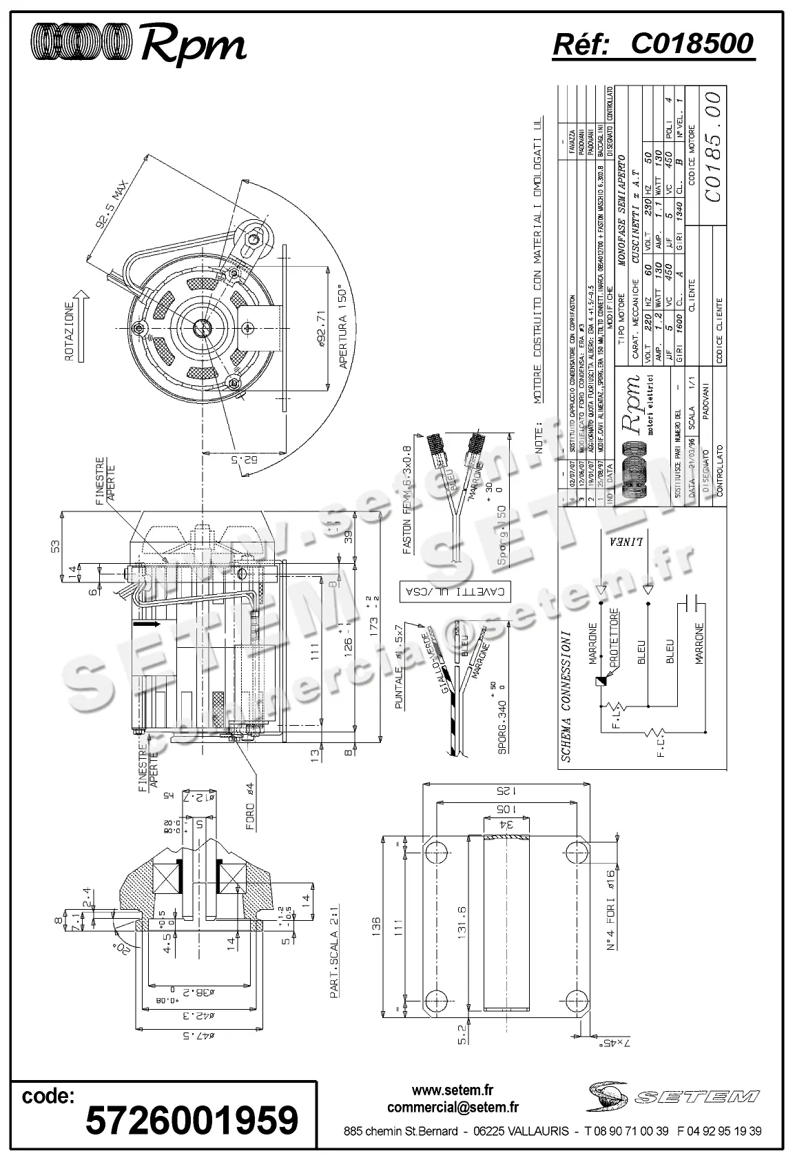 5726001959-MOTEUR RPM C018500