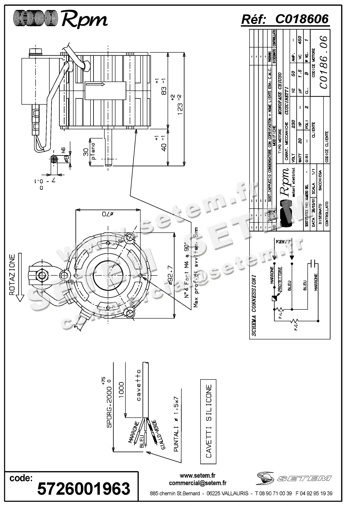 5726001963-MOTEUR RPM C018606