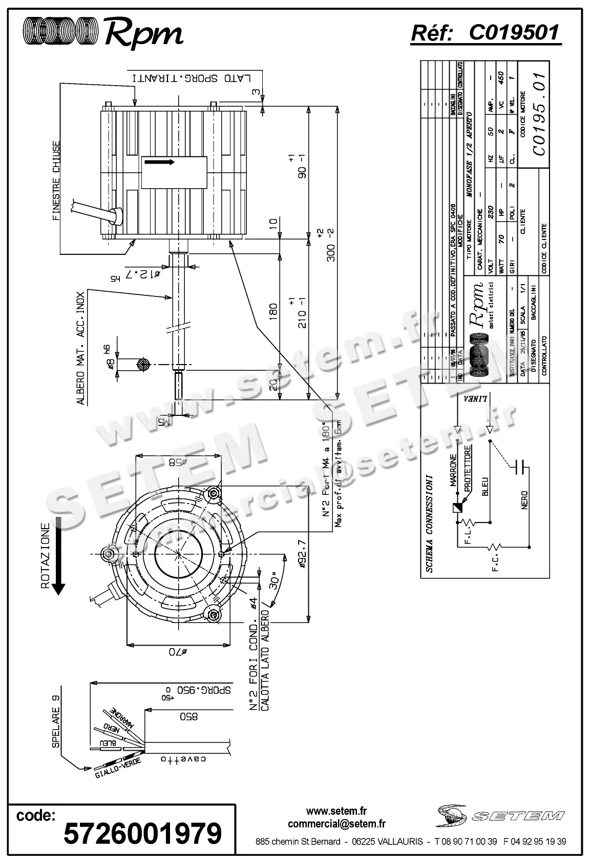 5726001979-MOTEUR RPM C019501