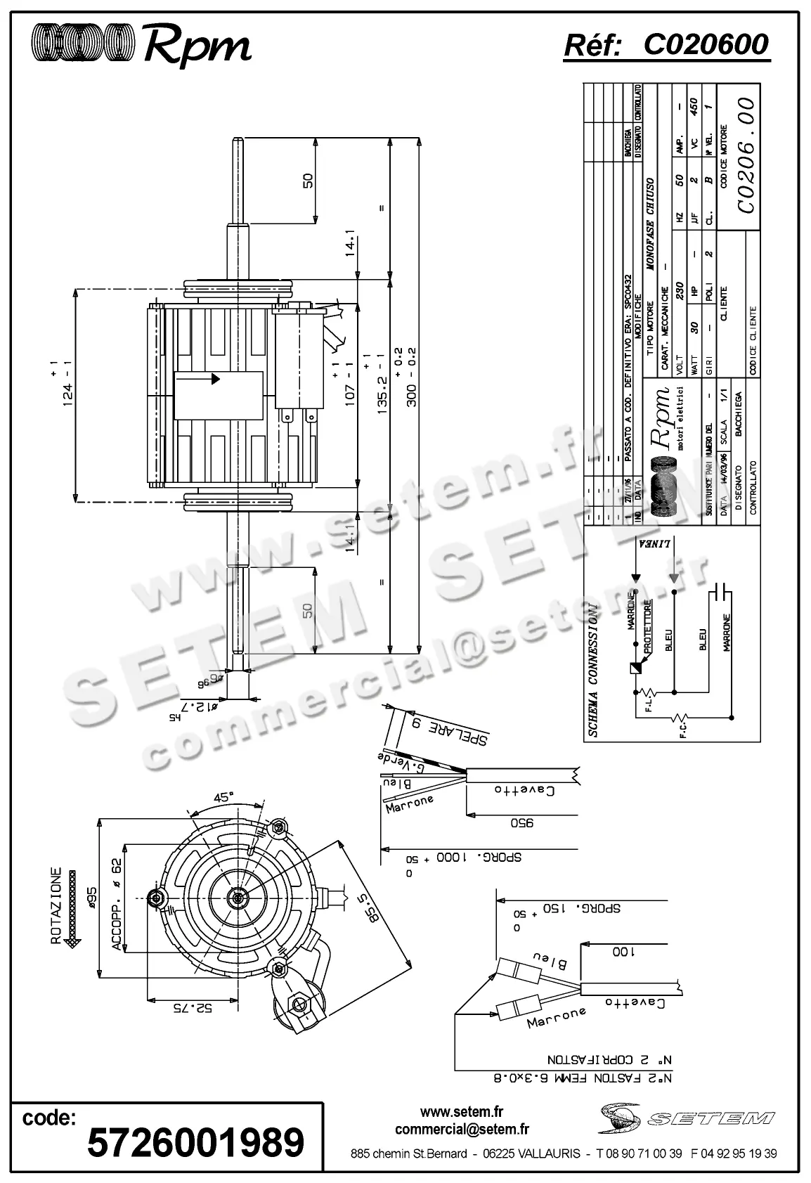 5726001989-MOTEUR RPM C020600
