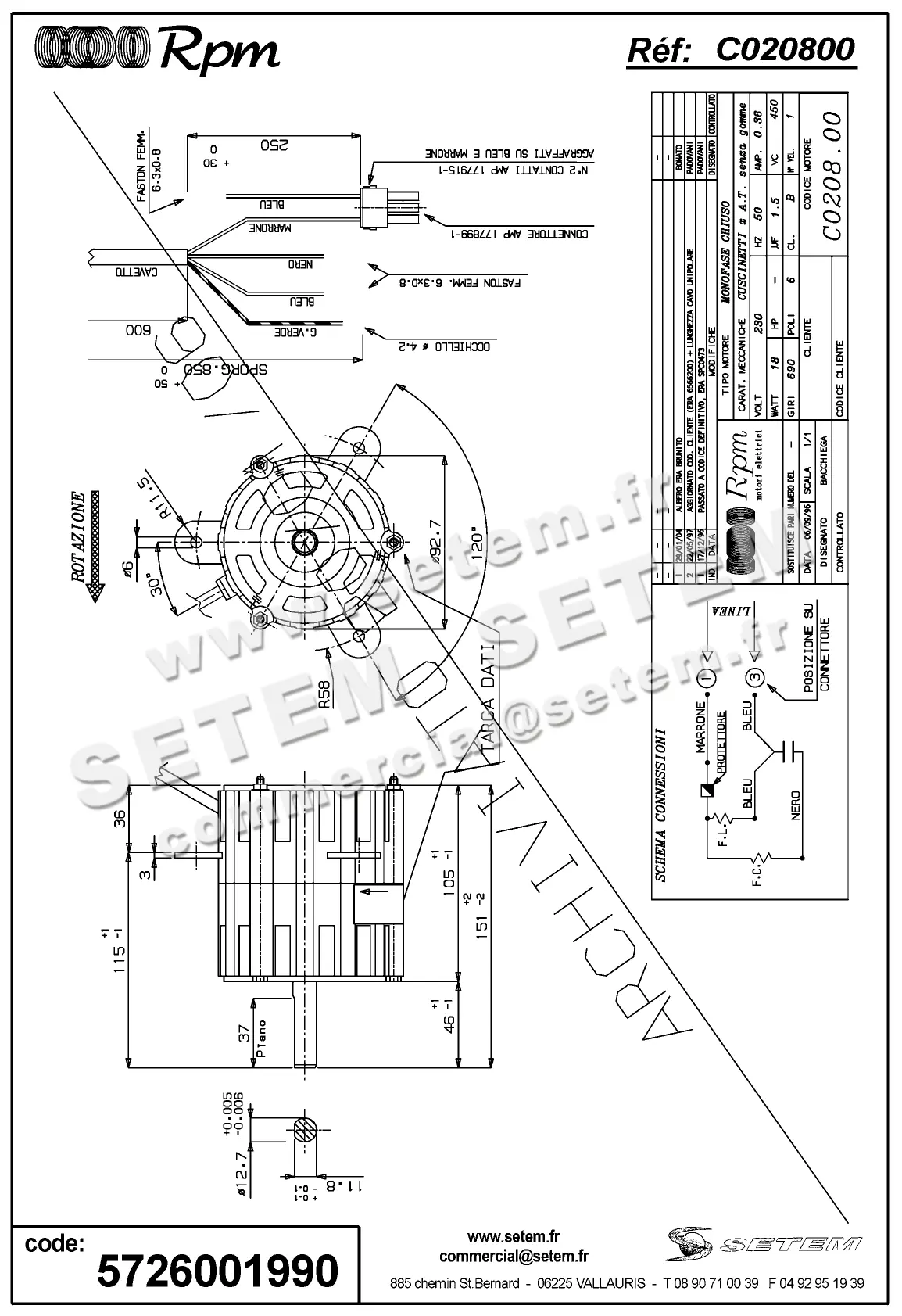 5726001990-MOTEUR RPM C020800