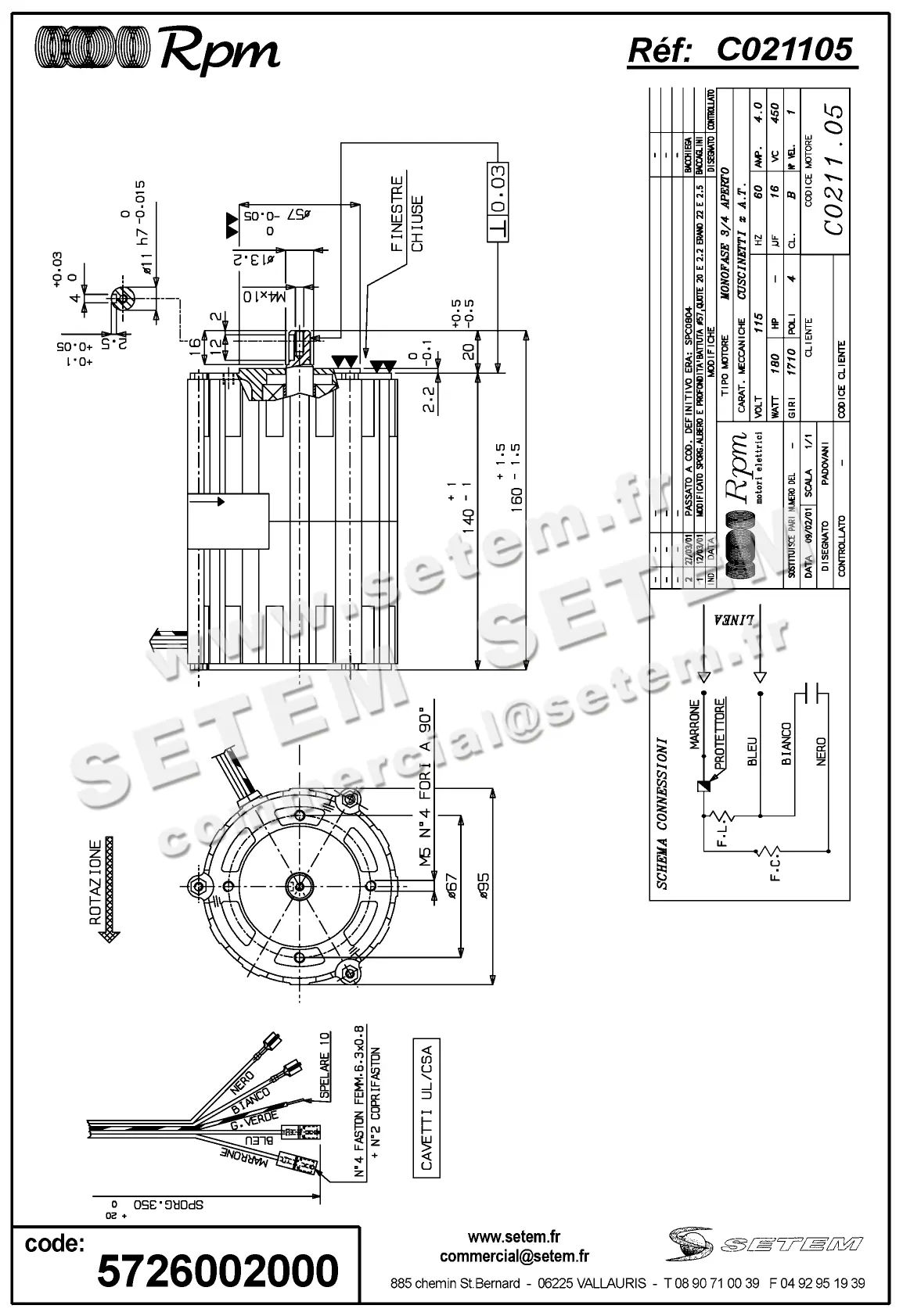 5726002000-MOTEUR RPM C021105
