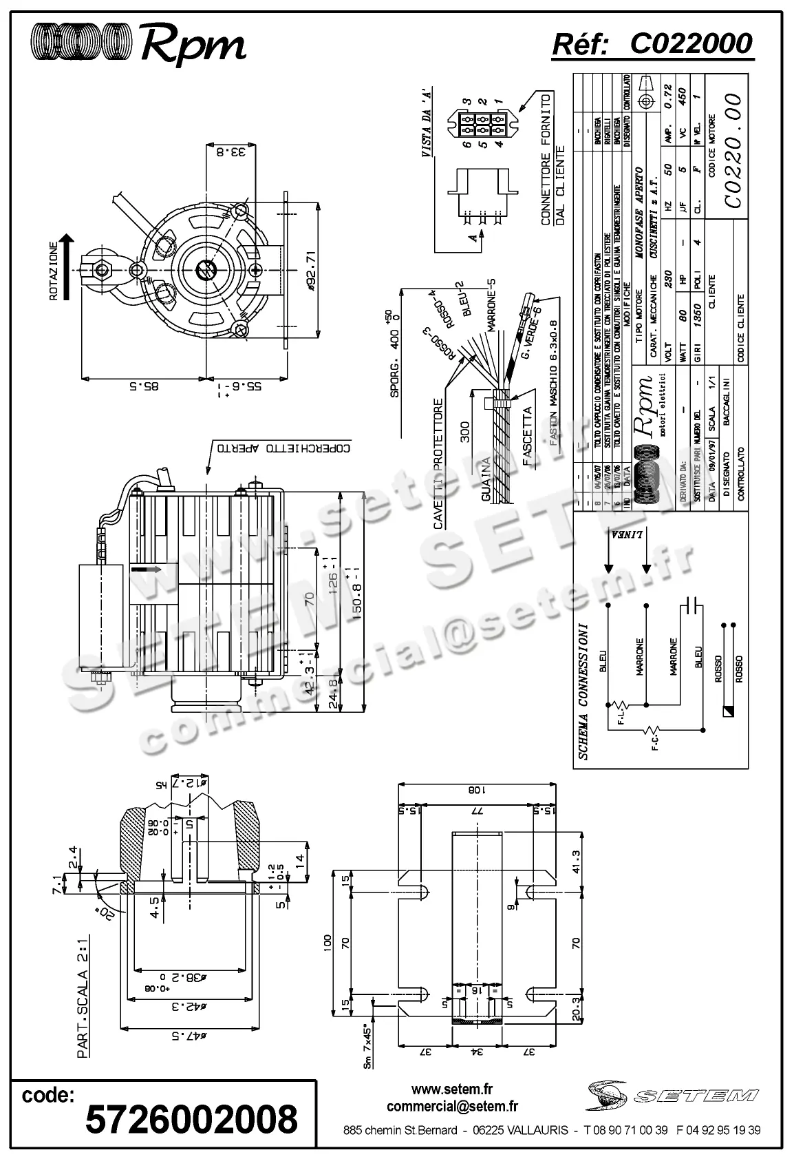 5726002008-MOTEUR RPM C022000