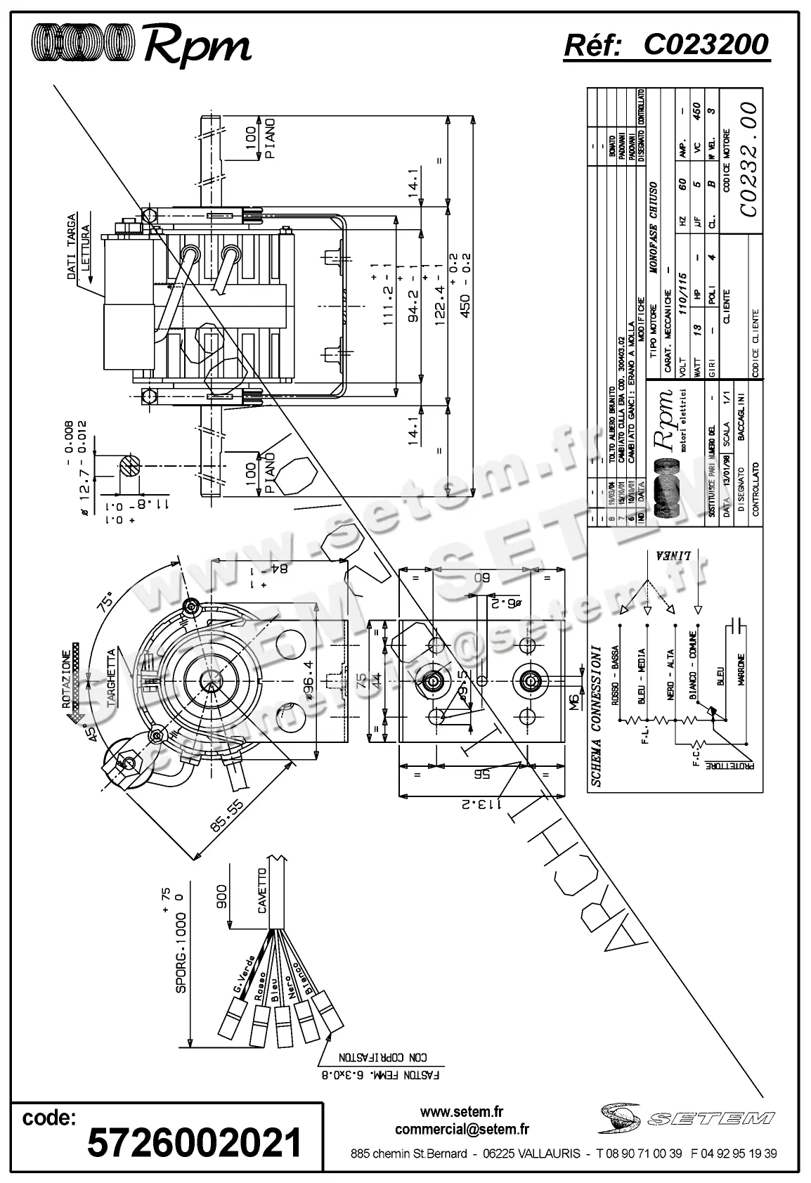 5726002021-MOTEUR RPM C023200