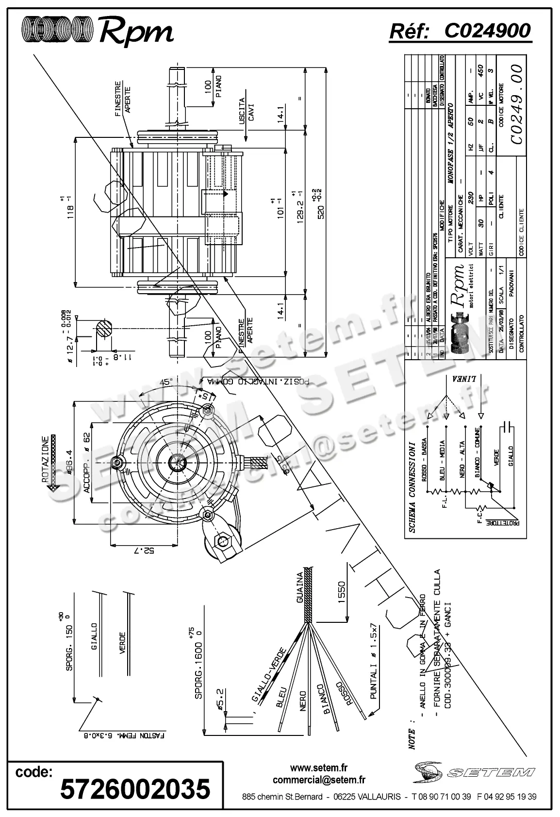 5726002035-MOTEUR RPM C024900