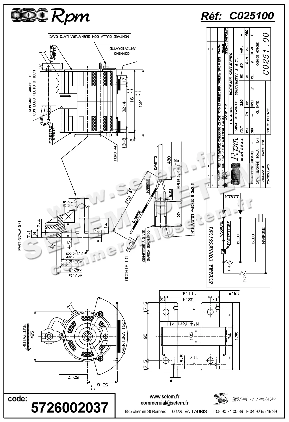 5726002037-MOTEUR RPM C025100