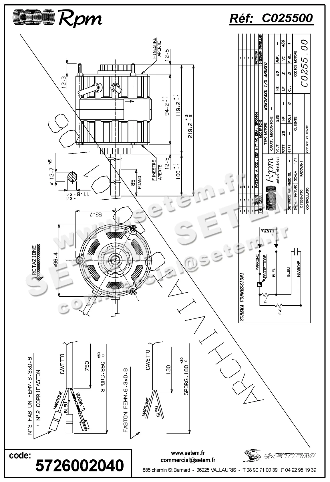 5726002040-MOTEUR RPM C025500