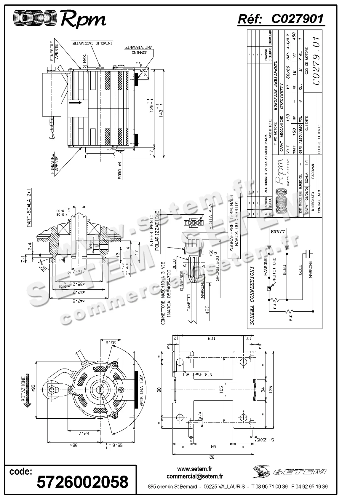 5726002058-MOTEUR RPM C027901