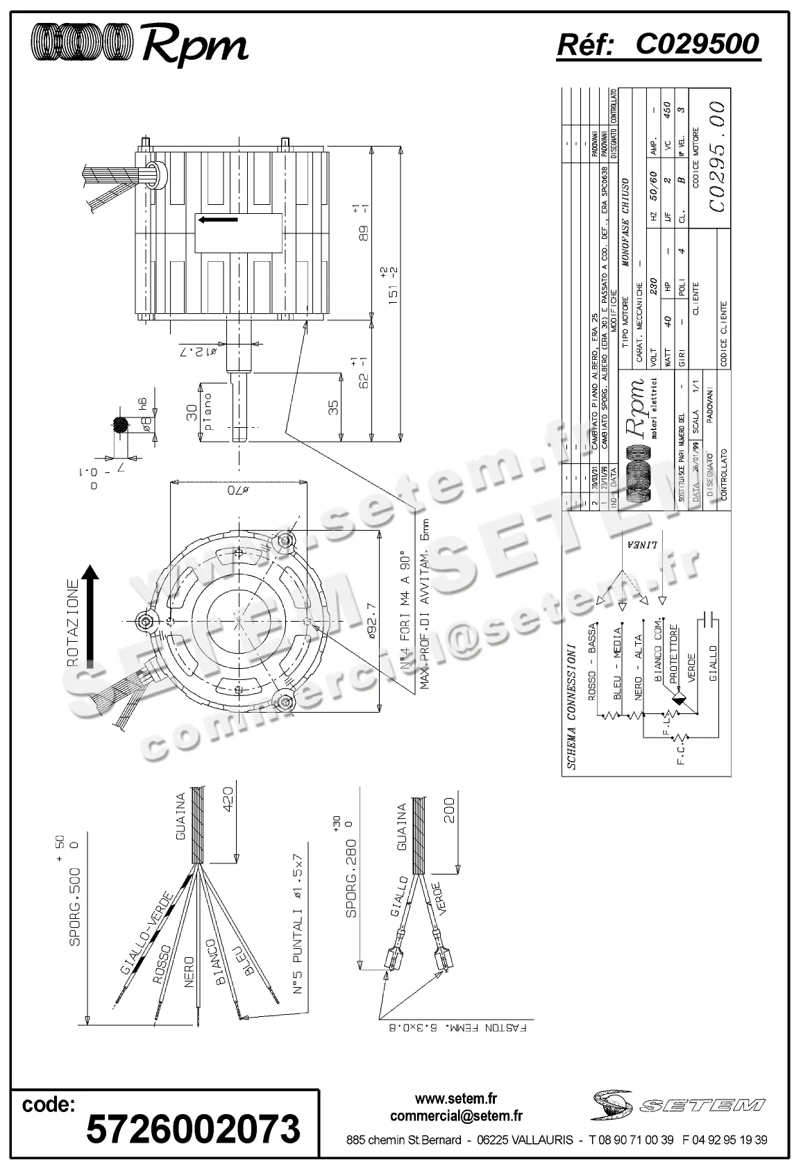 5726002073-MOTEUR RPM C029500