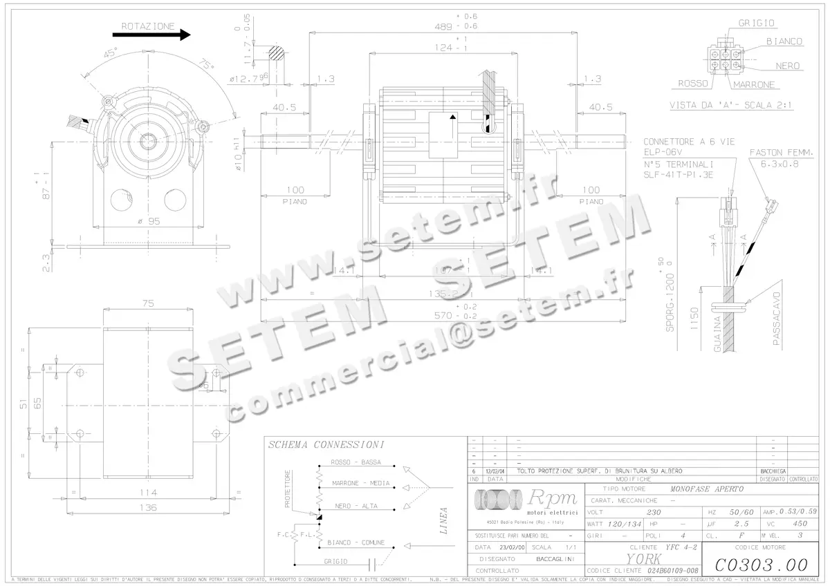 5726002081-MOTEUR RPM C030300 "024B60109.008" 3