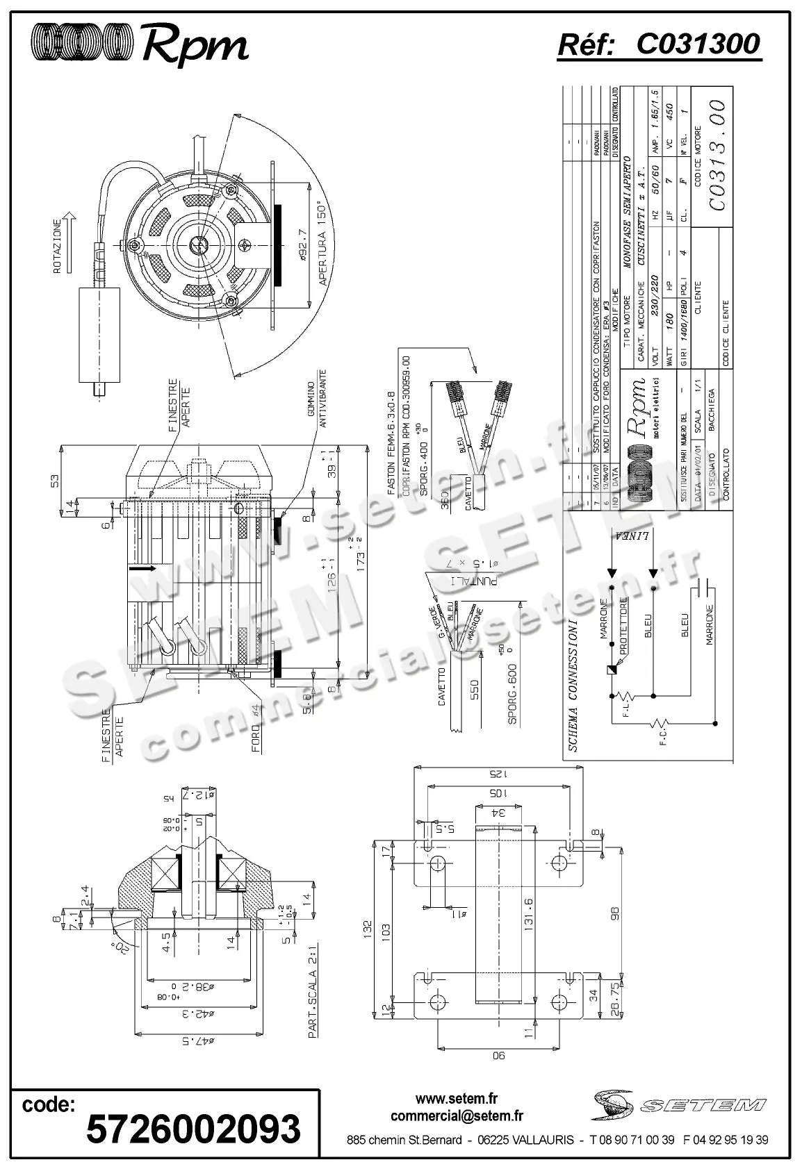 5726002093-MOTEUR RPM C031300