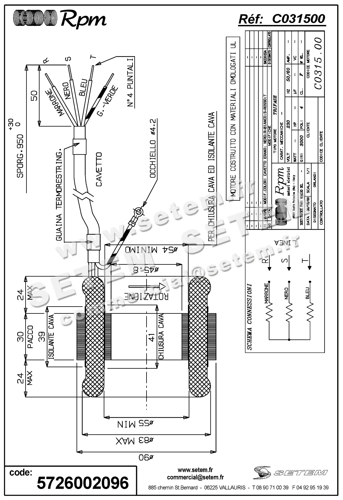 5726002096-MOTEUR RPM C031500