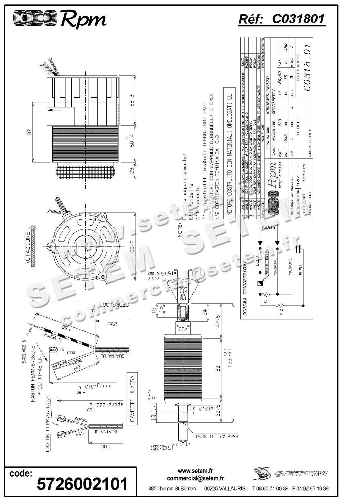 5726002101-MOTEUR RPM C031801