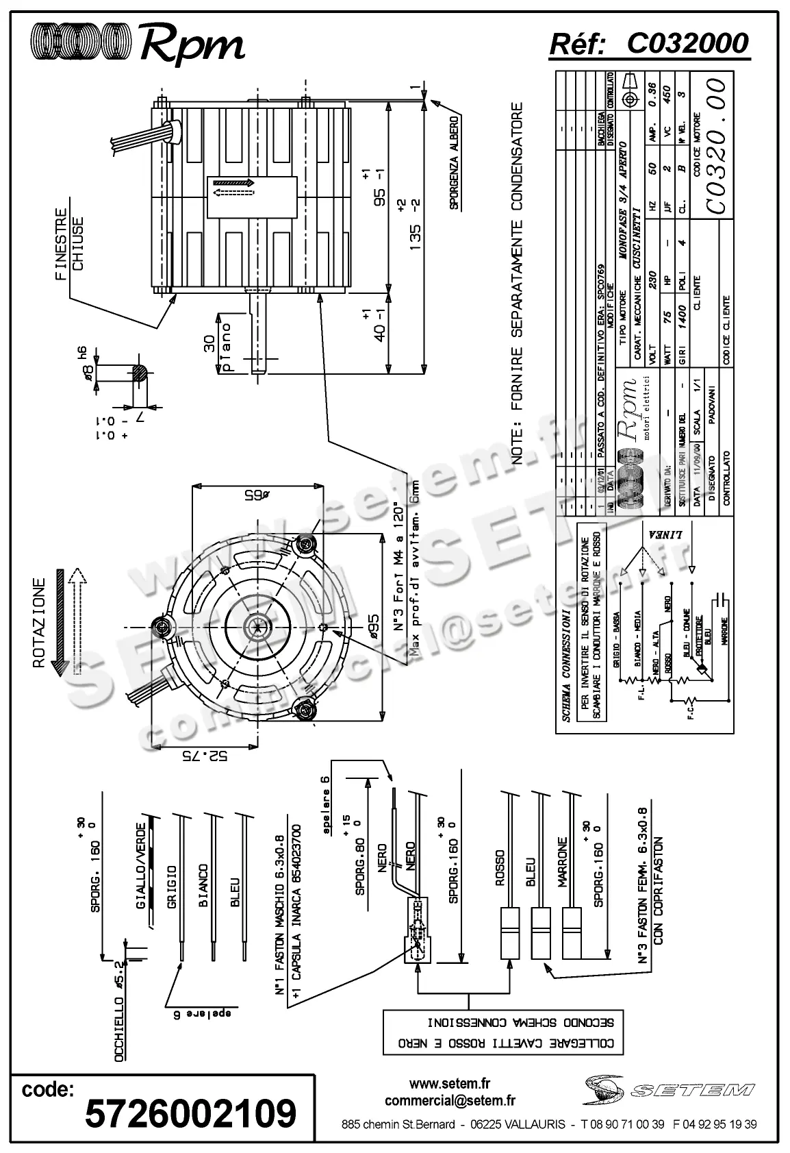 5726002109-MOTEUR RPM C032000