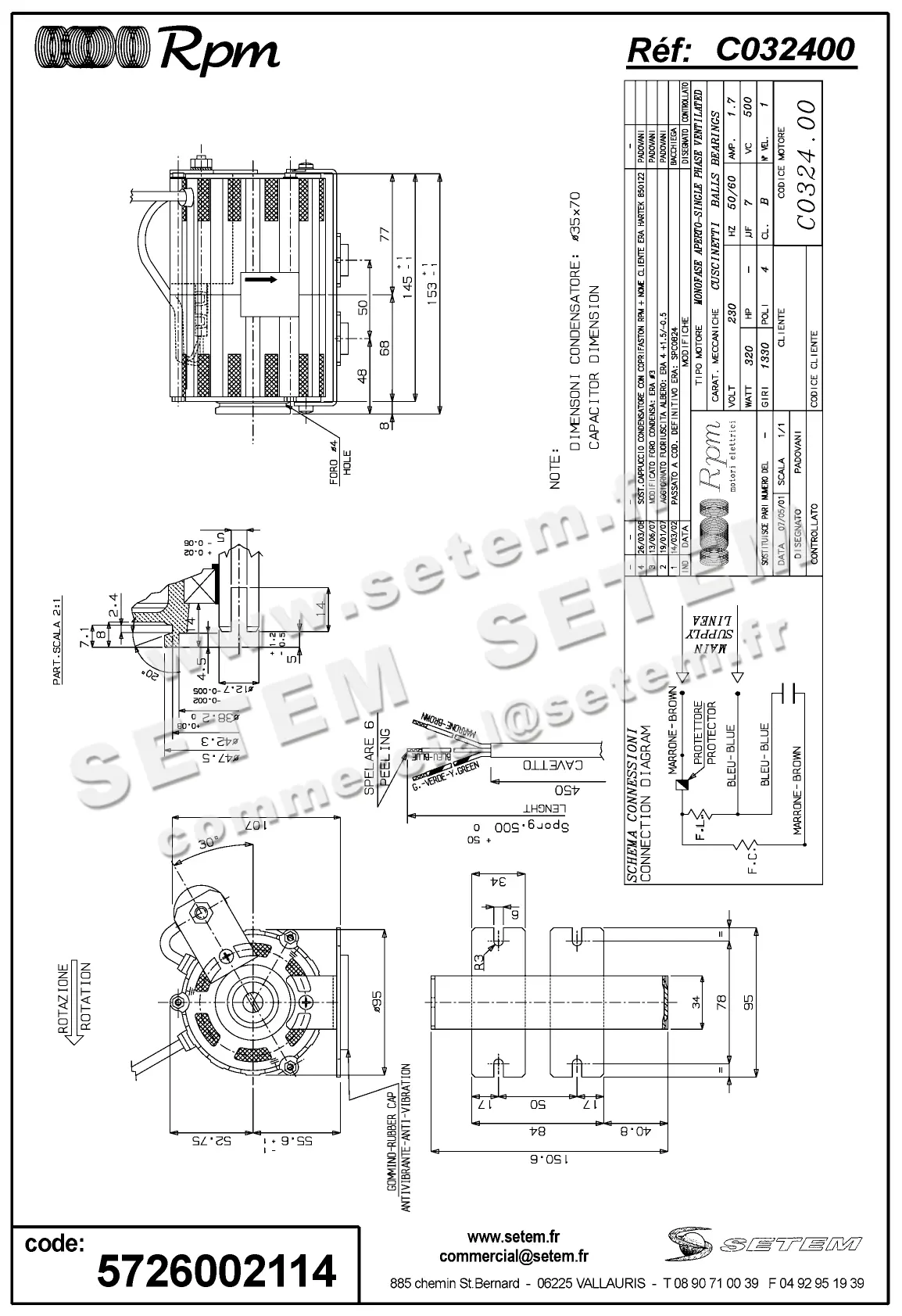 5726002114-MOTEUR RPM C032400