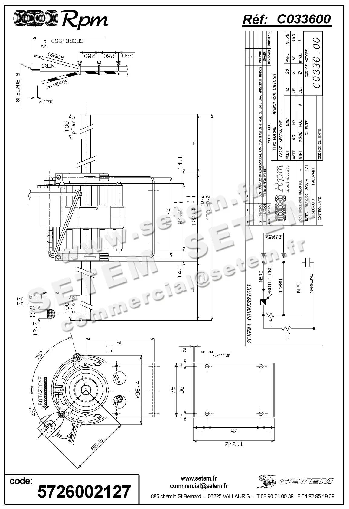 5726002127-MOTEUR RPM C033600