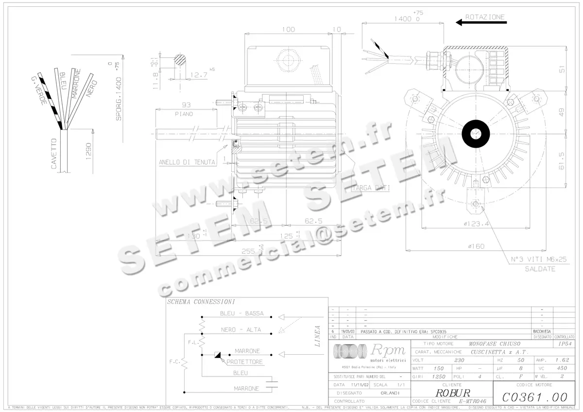 5726002161-MOTEUR RPM C036100 3