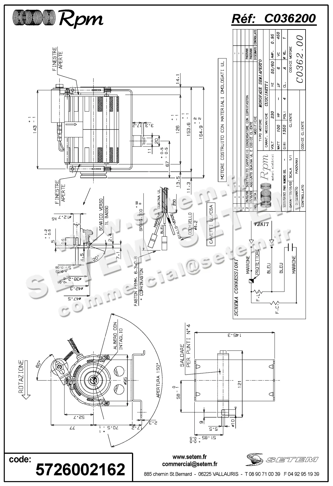 5726002162-MOTEUR RPM C036200