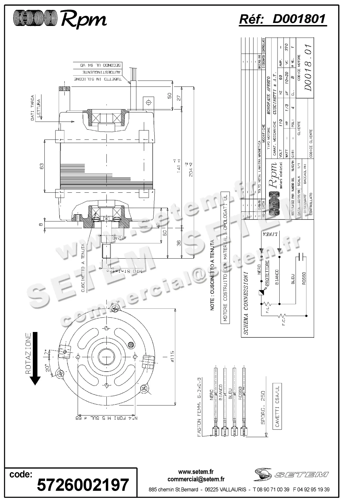5726002197-MOTEUR RPM D001801