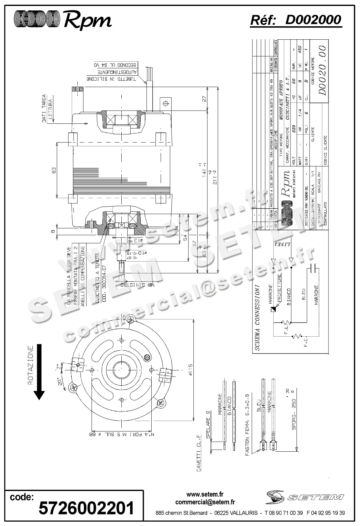 5726002201-MOTEUR RPM D002000