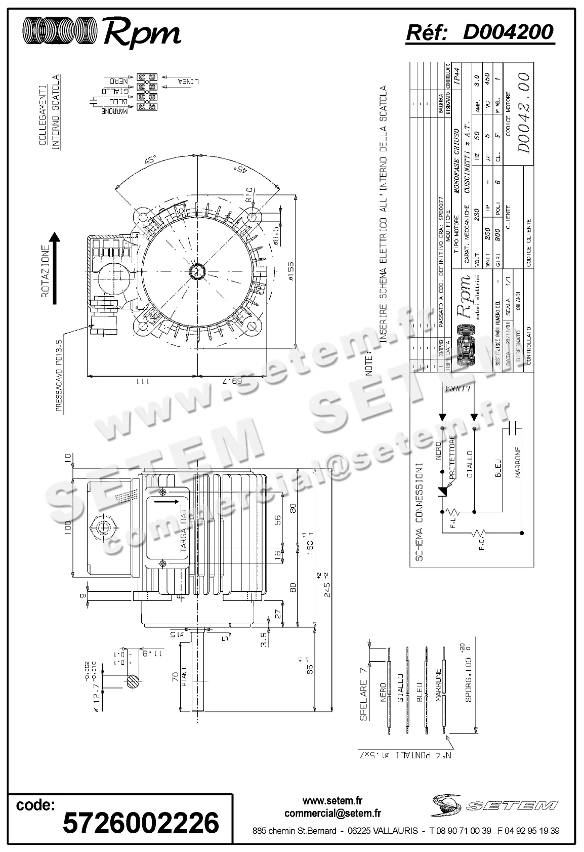 5726002226-MOTEUR RPM D004200