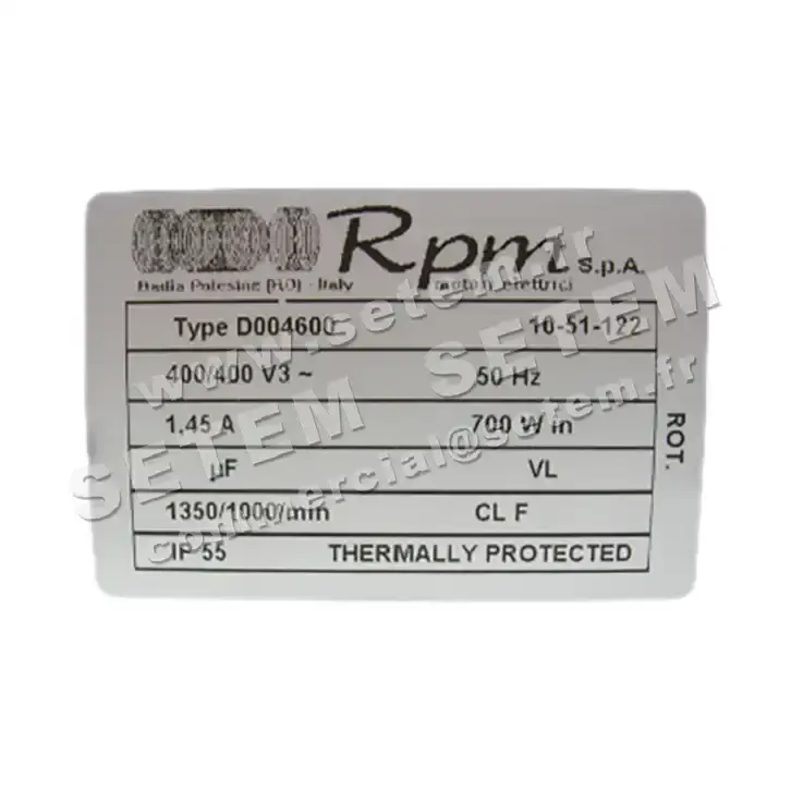 5726002231-MOTEUR RPM D004600 3