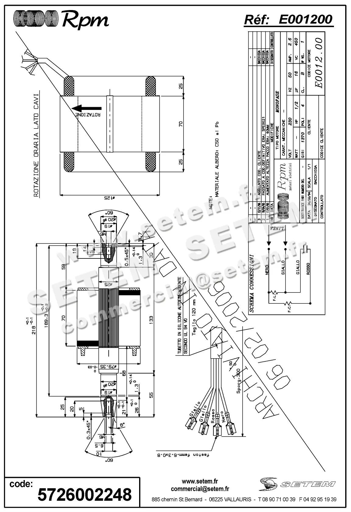 5726002248-MOTEUR RPM E001200