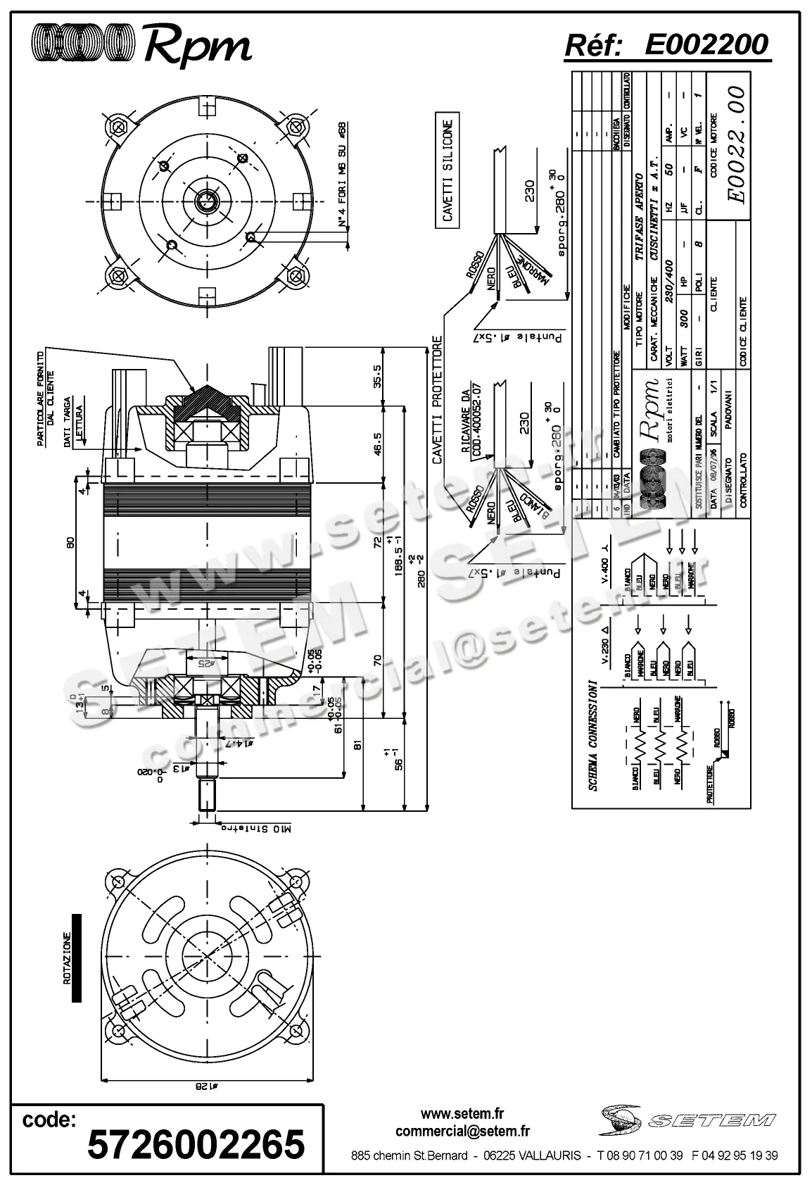 5726002265-MOTEUR RPM E002200