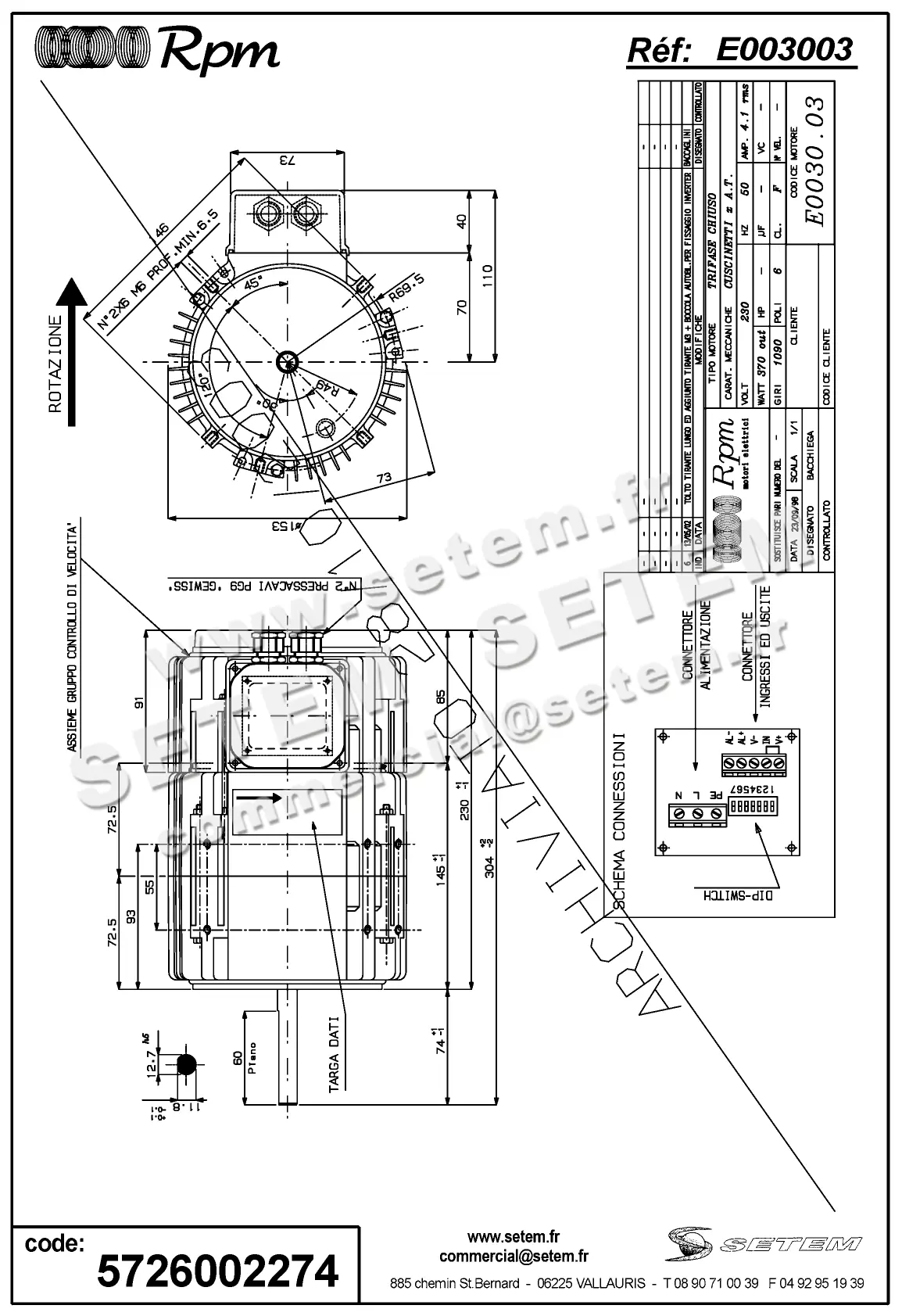 5726002274-MOTEUR RPM E003003