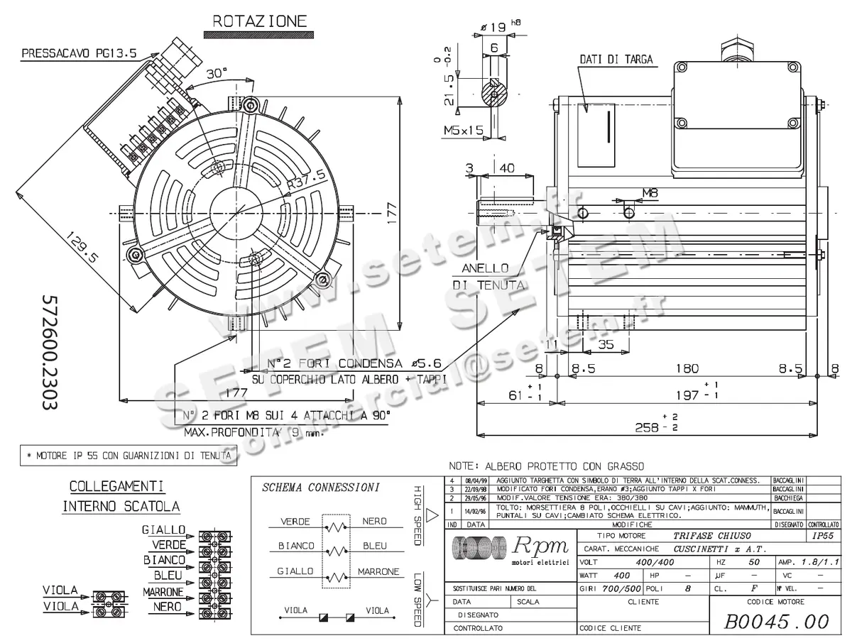 5726002303-MOTEUR RPM B004500